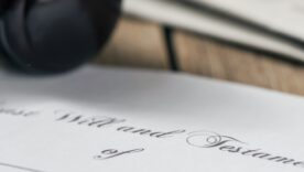 Last Will and Testament document
