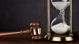 Legal gravel and an hourglass