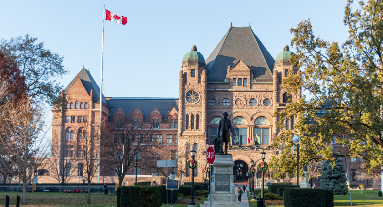 Queen's Park Legislative Assembly of Ontario and John A. Macdonald Statue images