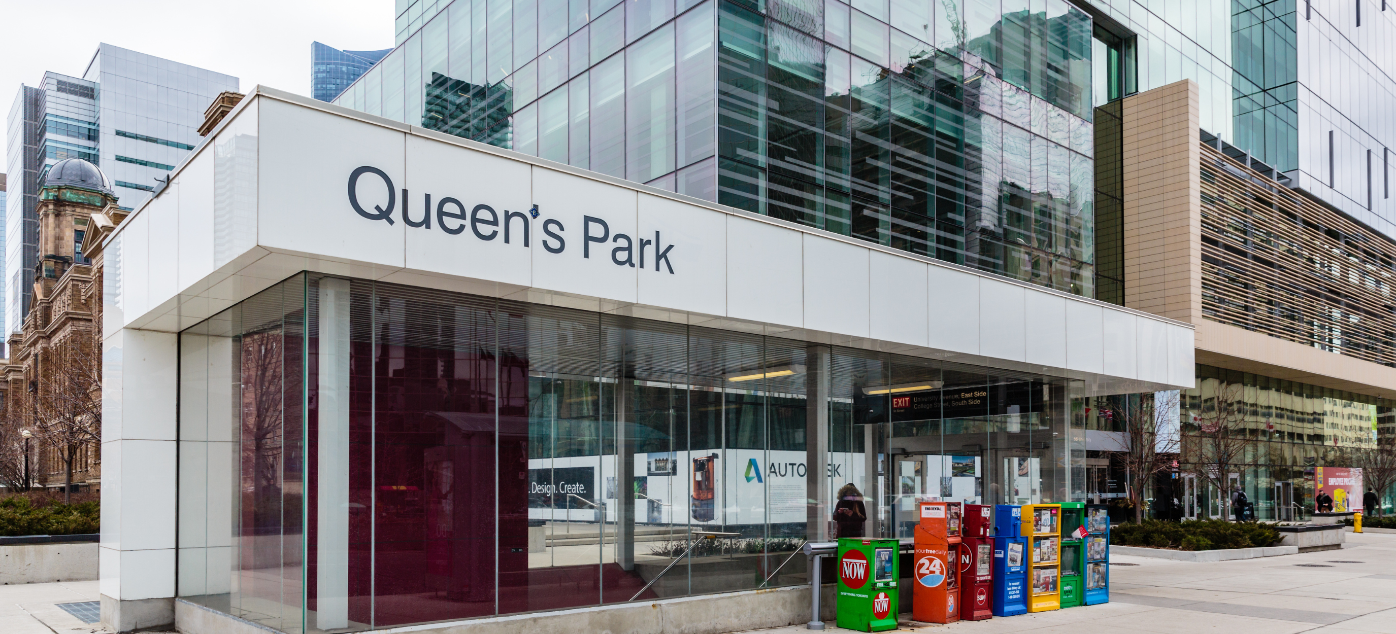 Exterior, Queen's Park Subway Station