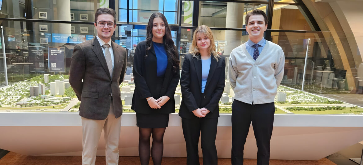 Harry Scannell, Abigail Smith, Nick Barnes and Ana Featherston Rajcic