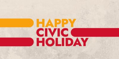 Happy Civic Holiday